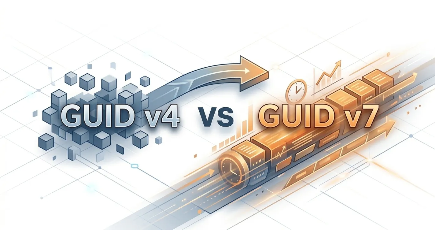 Image for GUID v4 vs v7: Why You Should Care About the Shift
